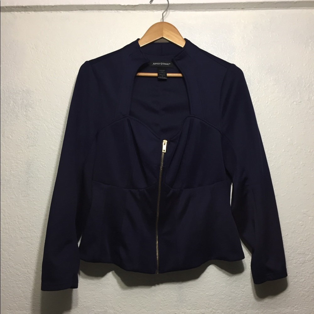 Ashley Stewart Zip Up Jacket Size 16 - Picture 7 of 8
